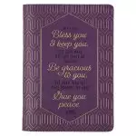 Journal Classic Purple Bless You & Keep You Num. 6:24-26