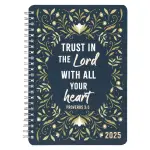 2025 Wirebound Daily Planner-Trust In The Lord