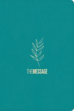 The Message Deluxe Gift Bible (Leather-Look, Hosanna Teal)