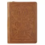 Journal Classic Zip Tan I Know the Plans Jer. 29:11