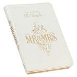 Mr. & Mrs. 366 Devotions for Couples White Faux Leather Devotional