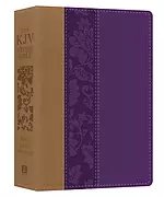 The KJV Study Bible - Large Print [violet Floret]