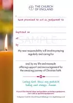 Godparent Keepsake Card (pack of 50)