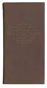 Chequebook At The Bank Of Faith Burgundy