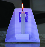 Baptism Candle Holders - Contemporary - Pack of 10