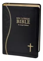 New Catholic Bible Medium Print Dura Lux (Black)