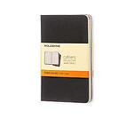 Black Moleskine Pocket Ruled Cahier Journal Set