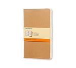 Kraft Moleskine Large Ruled Cahier Journal Set