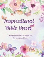 Inspirational Bible Verses: Relaxing Christian coloring book for women and teens