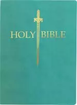 KJV Sword Bible, Large Print, Coastal Blue Ultrasoft: (Red Letter, Teal, 1611 Version)