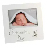 Christening Pearlised Photo Frame 6" x 4"