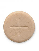 Pack of 250 - 1 1/8" Peoples Communion Wafers | Altar Bread - Wholemeal - Single Cross - Sealed Edge