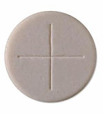 Pack of 50 - 2 3/4" Priests Communion Wafers | Altar Bread - Wholemeal Sealed Edge Single Cross