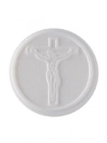 Pack of 250 Peoples Communion Wafers | Altar Bread 1 1/8" - Crucifix