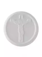 Pack of 250 Peoples Communion Wafers 1 1/8" - Crucifix