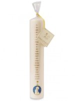 30.5 x 5 cm Large White Advent Candle (Mother & Child) - Single