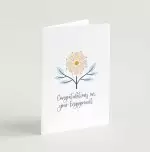 Engagement (Blooms) - Greeting Card