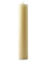 9" x 2" Church Candles with Beeswax - Pack of 6