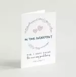 On Your Engagement Greeting Card