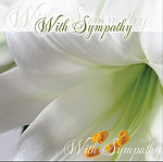 With Sympathy Single Card