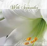 With Sympathy Single Card