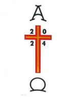 Alpha & Omega with Cross - Single