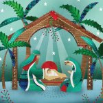 Manger Scene (Pack of 10) Charity Christmas Cards