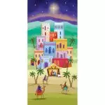 Colourful Bethlehem (Pack of 10) Charity Christmas Cards