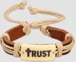 Truth Leather-Like Bracelet