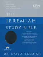 NIVThe Jeremiah Study Bible: (Black W/ Burnished Edges) Leatherluxe(r) with Thumb Index