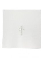 NEW 7" x 7" Chalice Pall - Polycotton - White Cross Design