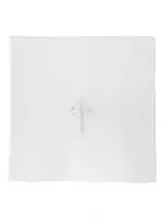 NEW 7" x 7" Chalice Pall - Linen - White Cross Design