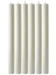 12" x 1" Advent Candle Set - White - Pack of 6