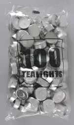 Pack of 100 4hr Tealights