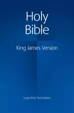 KJV Large Print Text Bible, KJ650:T