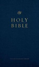 ESV Church Bible, Large Print (Hardcover, Blue)