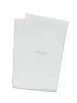 11" x 17" Purificator Poly Cotton White Cross Design