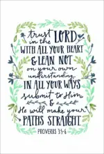 Trust in the Lord A6 Card