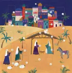 A Saviour Is Born Advent Calendar Card