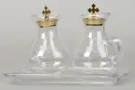 Gilt Finish Cruet Set