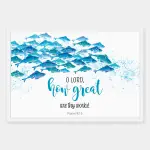 Blue Shoal Tea Towel