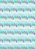 Snowkings And Candlelight Gift Wrap