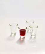 20 Communion Cups - Flared Glass - 1.5 inch tall