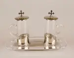 Silver Finish Cruet Set