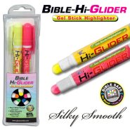 Bible Hi-Glider Yellow/Pink Gel