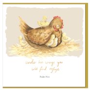 Hen Encouragement Single Card