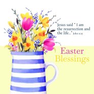 Easter Bloom Easter Cards Pack of 5