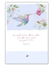 A5 Hummingbird Lined Notebook