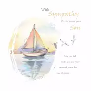 Still Waters Son Sympathy Single Card