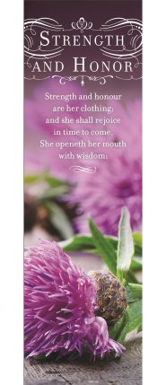 General Worship Bookmark: Strength and Honor (Package of 25)